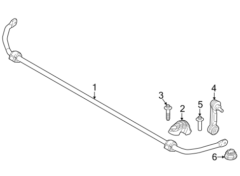 2023 BMW 228i Gran Coupe Rear Suspension, Ride Control, Stabilizer Bar, Suspension Components Diagram 2