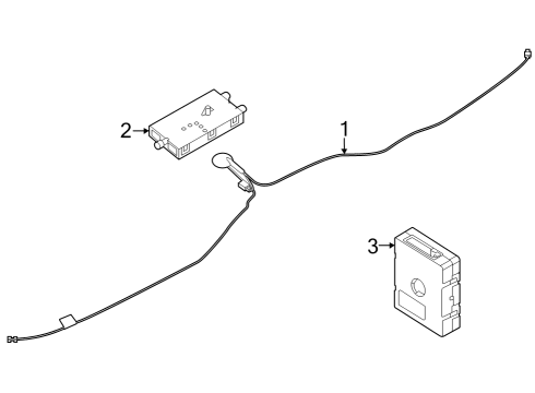 2022 BMW iX Antenna & Radio Diagram 1