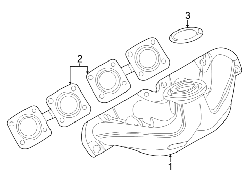 2023 BMW 760i xDrive Exhaust Manifold Diagram