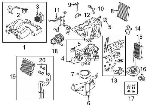 2023 BMW X7 Switches & Sensors Diagram 4