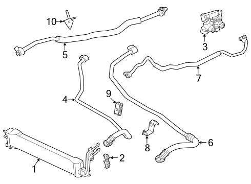 2024 BMW X7 TRANSMISSION OIL THERMOSTAT Diagram for 17228831985