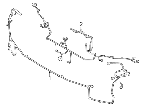 2024 BMW X6 M Electrical Components - Front Bumper Diagram 9