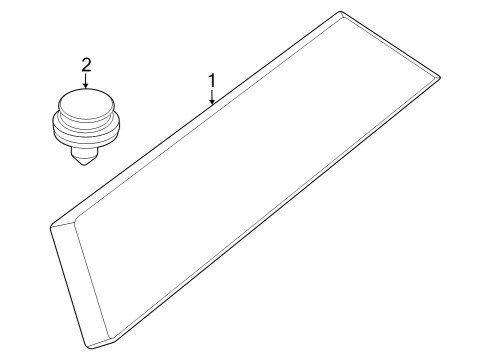 2022 BMW iX Exterior Trim - Quarter Panel Diagram