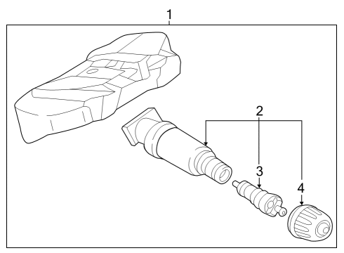 2023 BMW 430i xDrive Gran Coupe Tire Pressure Monitoring Diagram