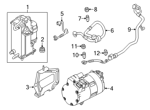 2022 BMW 745e xDrive Air Conditioner Diagram 1