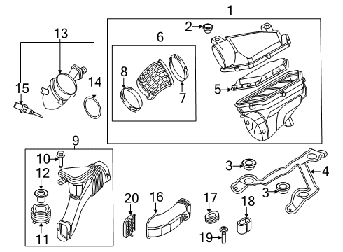 2021 BMW X7 Filters Diagram 2