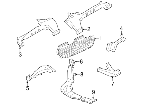 2023 BMW 230i Ducts Diagram 1