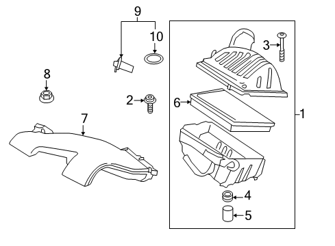 Intake Silencer Diagram for 13717609482