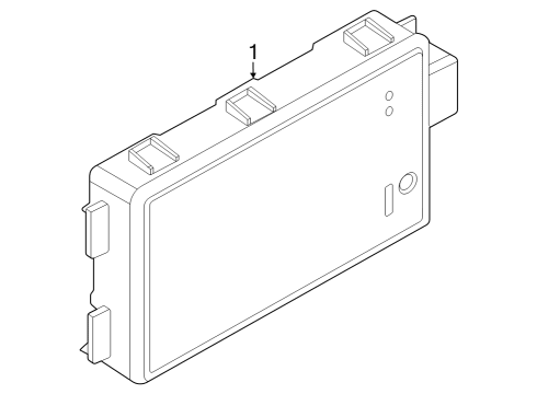 2024 BMW X5 Electrical Components - Front Bumper Diagram 8