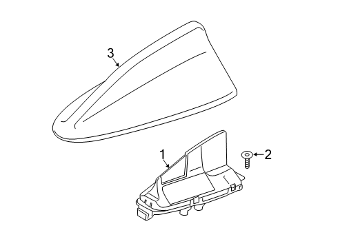 2021 BMW X4 Antenna & Radio Diagram 2