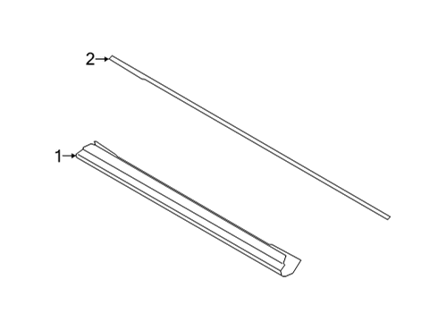 2022 BMW M440i Windshield Header & Components Diagram