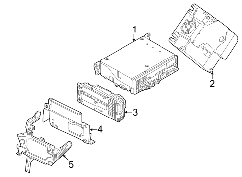 2024 BMW 430i xDrive Gran Coupe Sound System Diagram 1