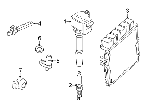 2023 BMW M4 Ignition System Diagram