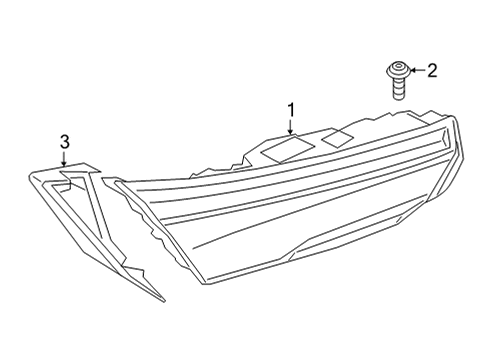 2024 BMW M8 Backup Lamps Diagram