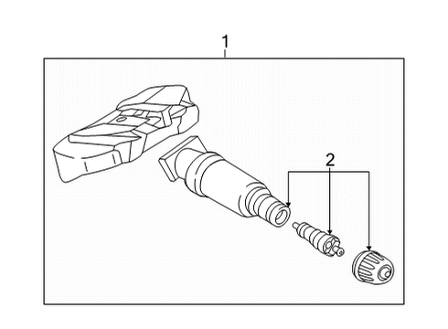 2024 BMW 230i Tire Pressure Monitoring Diagram