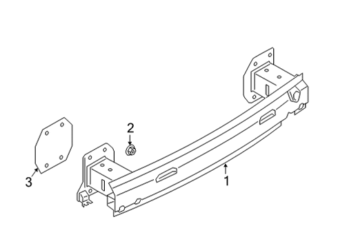 2022 BMW X5 Bumper & Components - Rear Diagram 4