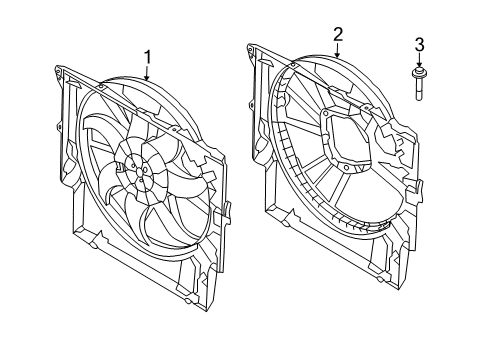 2022 BMW X4 Cooling Fan Diagram 1