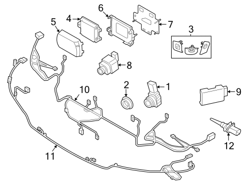 2022 BMW M440i xDrive Gran Coupe Cruise Control Diagram 1