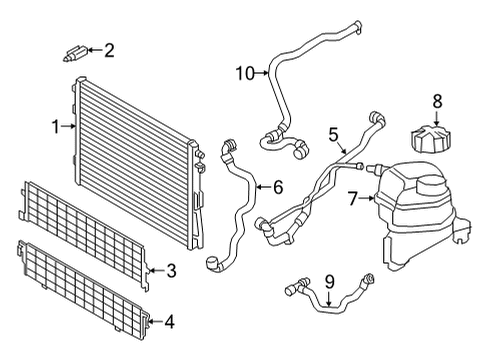 2021 BMW M440i Intercooler Diagram