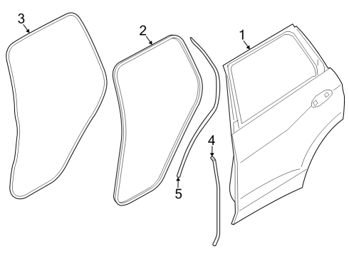 2024 BMW X6 M Door & Components Diagram 2