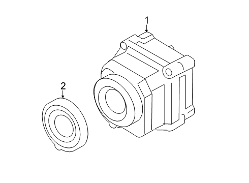 2021 BMW X7 Electrical Components - Front Bumper Diagram 8