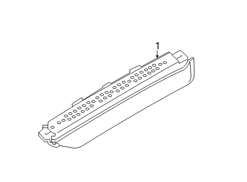 2021 BMW X4 High Mount Lamps Diagram