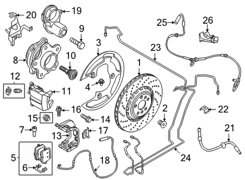 2023 BMW X5 M Anti-Lock Brakes Diagram 10