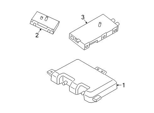 2021 BMW M850i xDrive Antenna & Radio Diagram