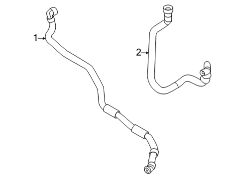 2022 BMW X6 M Radiator & Components Diagram 8