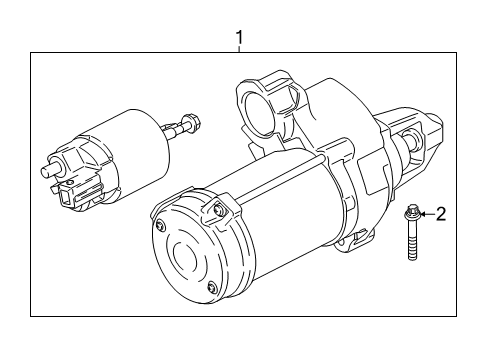 2022 BMW M550i xDrive Starter Diagram