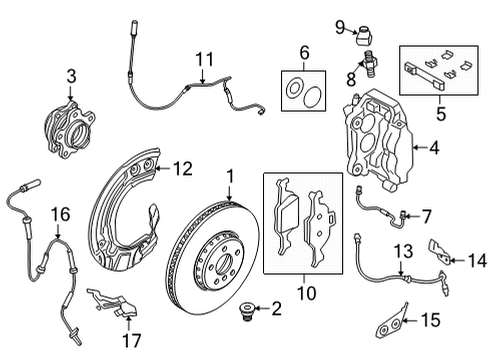 2021 BMW X6 M Anti-Lock Brakes Diagram 8