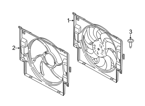 2024 BMW 230i Cooling Fan Diagram