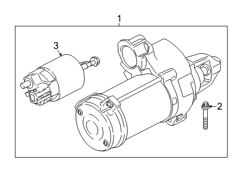 2021 BMW 750i xDrive Starter Diagram