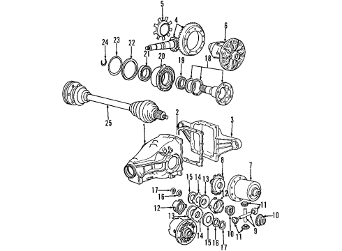 1996 BMW 328i FLEXIBLE DISK Diagram for 26118836663