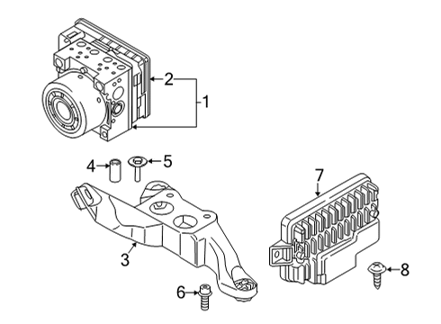 2022 BMW 228i Gran Coupe Stability Control Diagram