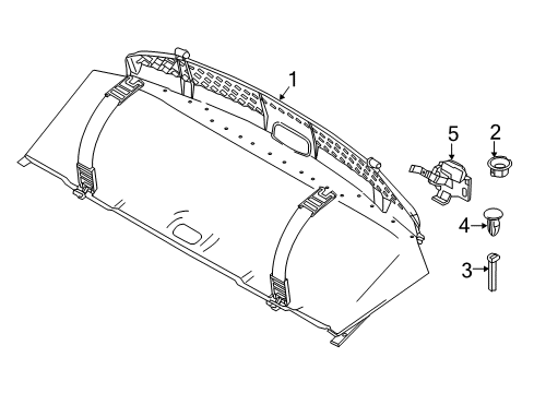 2021 BMW 230i Storage Compartment Diagram