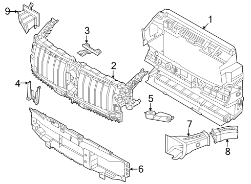 2024 BMW M440i Gran Coupe Ducts Diagram 2