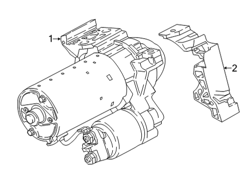 2023 BMW X6 M Starter Diagram 1