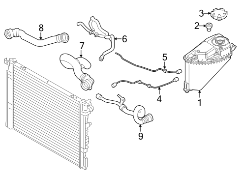 2024 BMW X5 Hoses, Lines & Pipes Diagram 3