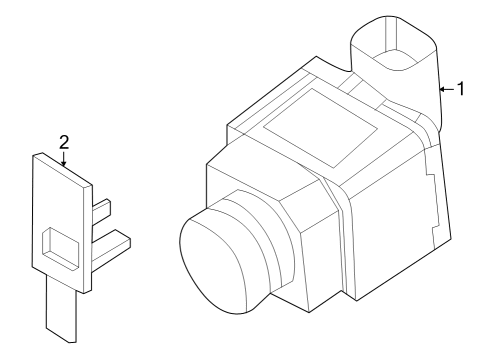 2024 BMW M3 Electrical Components - Front Bumper Diagram 6