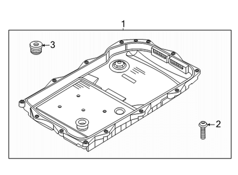 2023 BMW X5 M Case & Related Parts Diagram 1