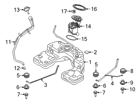 2022 BMW X7 Fuel Supply Diagram