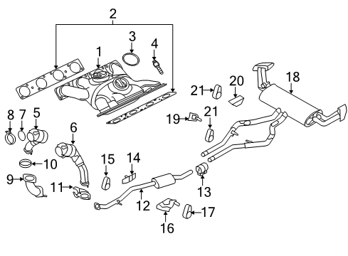 2010 BMW X6 EXTERNAL TORX SOCKET Diagram for 07145A659F2