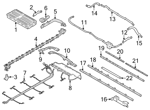 2022 BMW iX COMBINED CHARGING UNIT Diagram for 61445A73E23