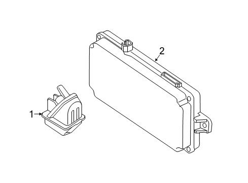 2024 BMW X1 CONTROL UNIT AUTOMATED PARKI Diagram for 66555B3FFD5