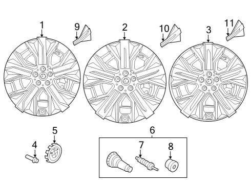 2022 BMW iX Wheels Diagram 2