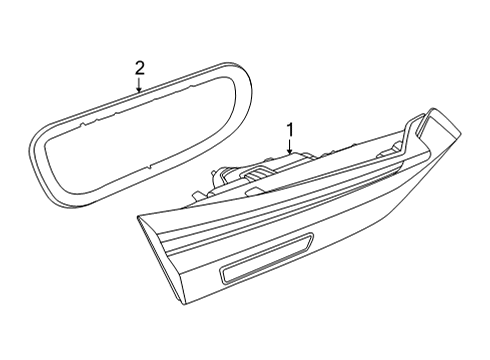 2023 BMW M440i Backup Lamps Diagram