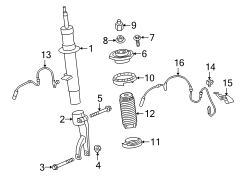 2024 BMW X5 M COMBINATION NUT Diagram for 07148835360