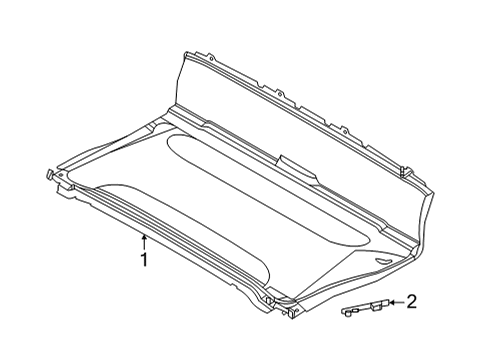 2022 BMW M440i Storage Compartment Diagram