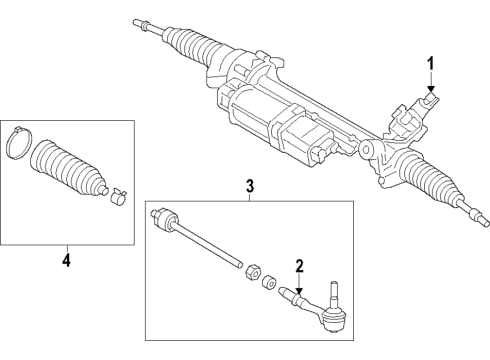 2022 BMW X5 Steering Column & Wheel, Steering Gear & Linkage Diagram 4